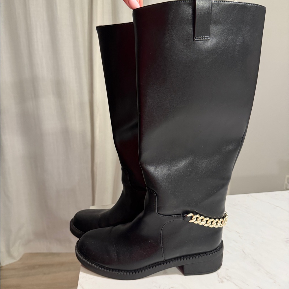 Women’s wide with & calf Boots with memory foam Insole -A New Day